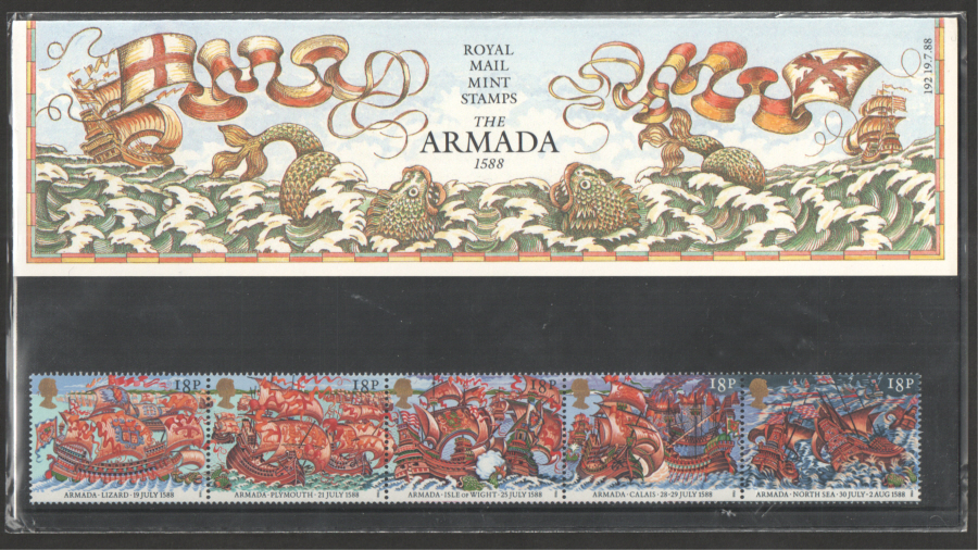 (image for) 1988 Spanish Armada Royal Mail Presentation Pack 192 - Click Image to Close